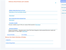 Tablet Screenshot of mixdrinx.com